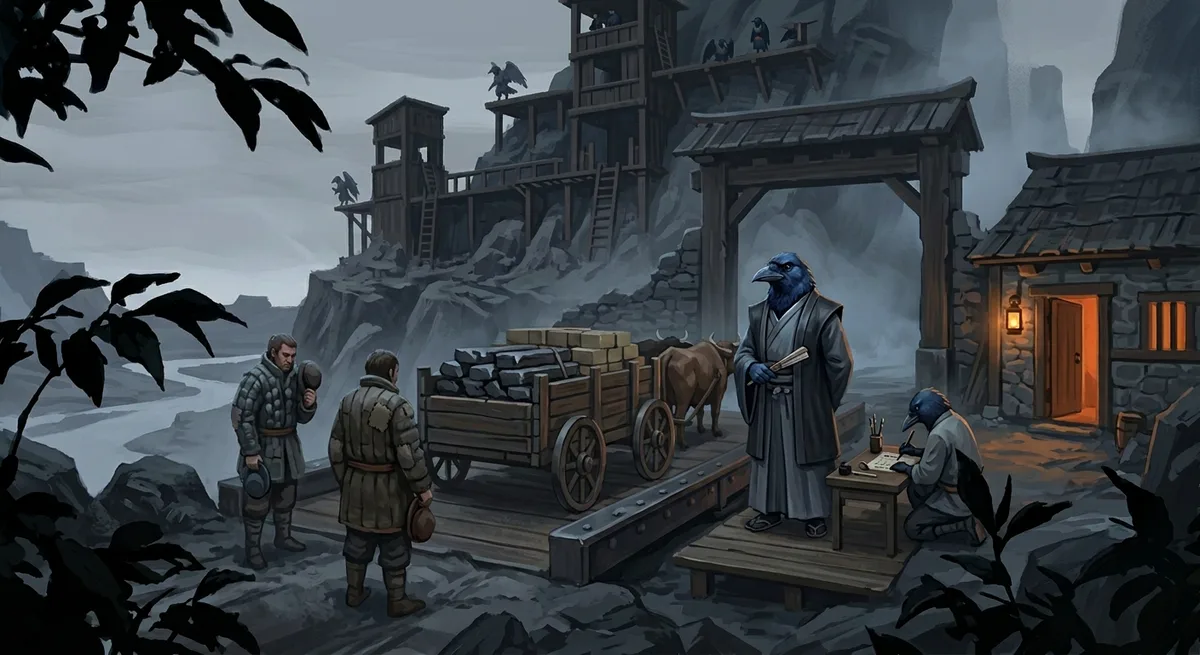 A magistrate of the house sees the iron weighed.