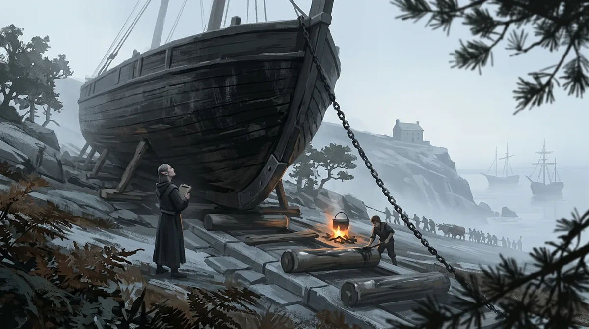 Cargo that paid at the river mouth pays again to cross the neck.