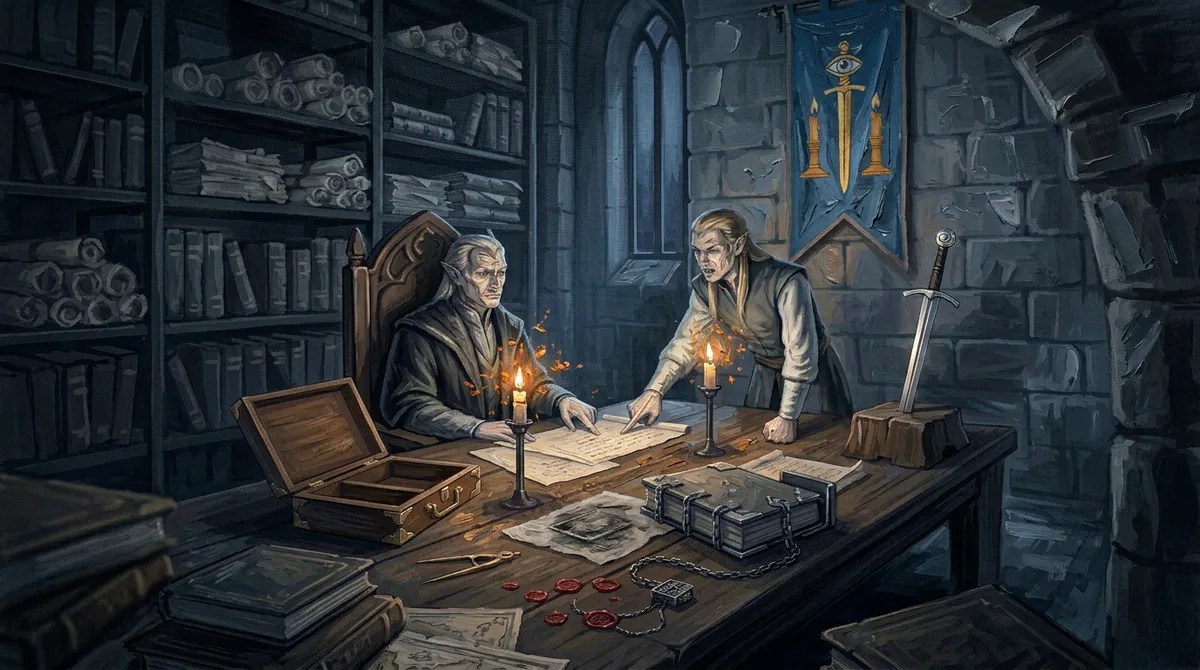Both living names of the house, arguing a law.